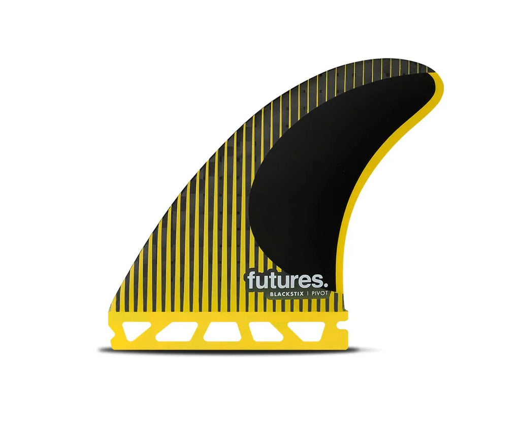 Futures P8 Blackstix Thruster - Yellow Surfboard Fins Futures 