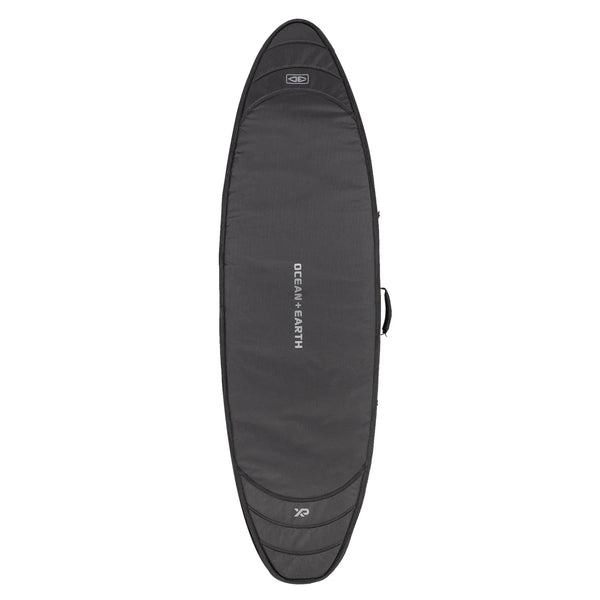 Ocean & Earth Hypa Shortboard Travel Cover - 3 Board Compact Boardbags Ocean & Earth 6'0 Black 
