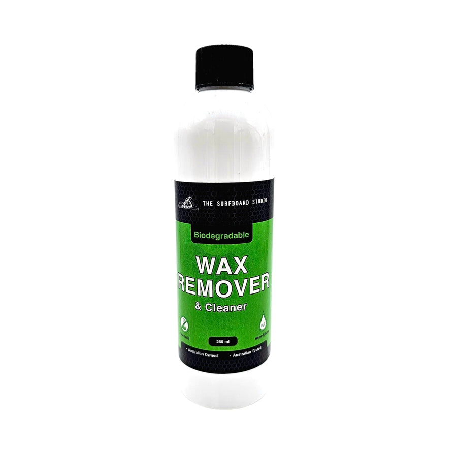 The Surfboard Studio 250ml surfboard wax remover bottle