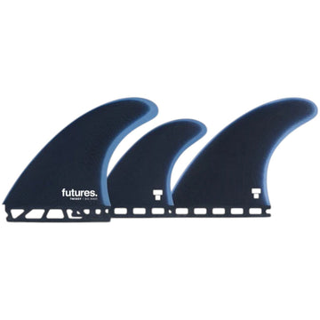 Futures Twiggy Big Wave Fibreglass 5-Fin Set Navy Blue
