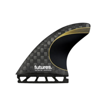 Futures 3/2 Vector Blackstix+ Thruster - Medium Thruster Fin Set