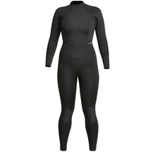 Xcel Axis womens 3/2 back zip steamer wetsuit in black