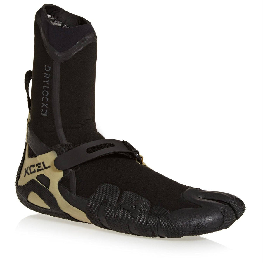 Wetsuit & Water Apparel Accessories - Xcel - Xcel Drylock Split Toe Boot 3mm Black/Gum - Melbourne Surfboard Shop - Shipping Australia Wide | Victoria, New South Wales, Queensland, Tasmania, Western Australia, South Australia, Northern Territory.
