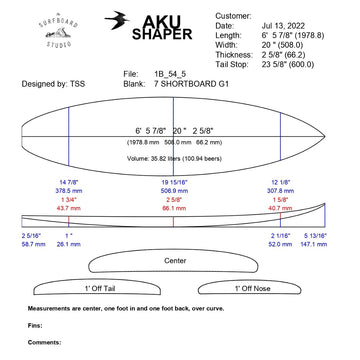 AkuShaper Everyday Shortboard Style 10