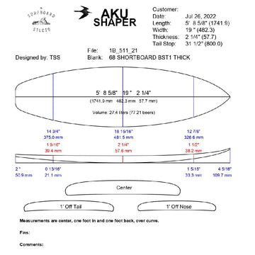 AkuShaper Everyday Shortboard Style 13