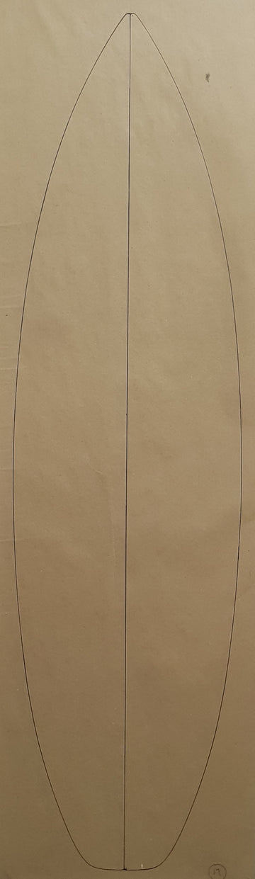 Shortboard 6'0xN123/8x191/4xT15 #17