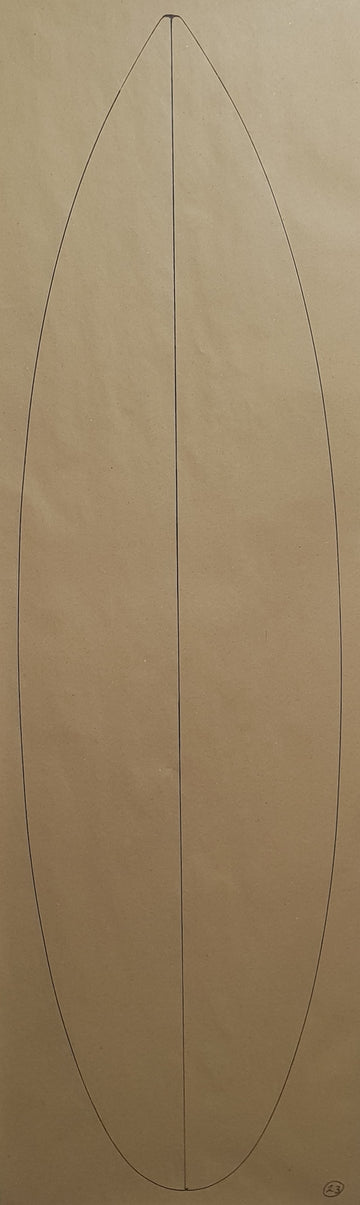 Shortboard 5'10xN121/2x191/8xT151/4 #23