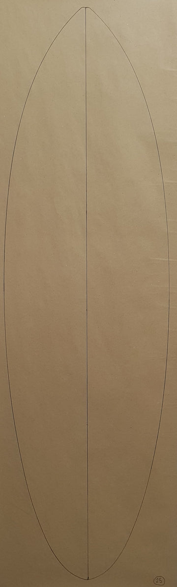 Shortboard 5'10xN141/4x20xT14 #25