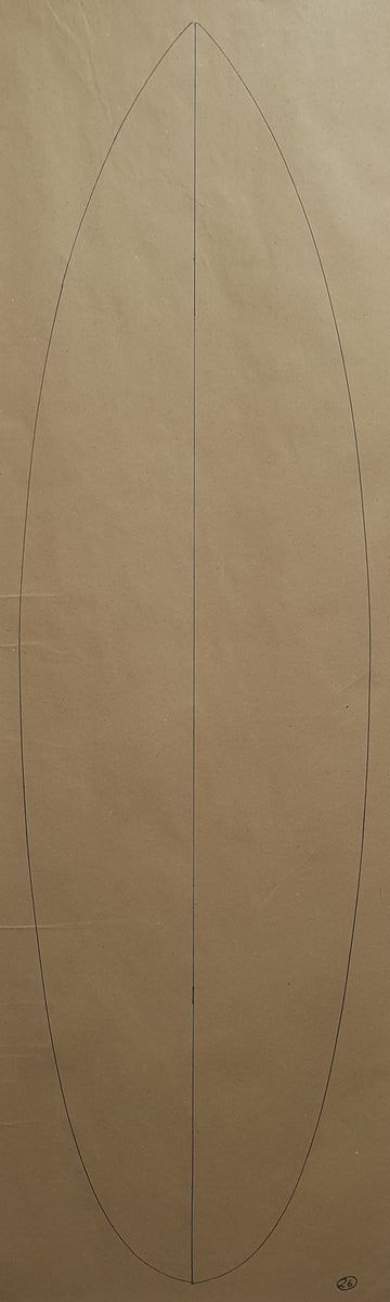 Shortboard 5'8xN13x19xT143/8 #26