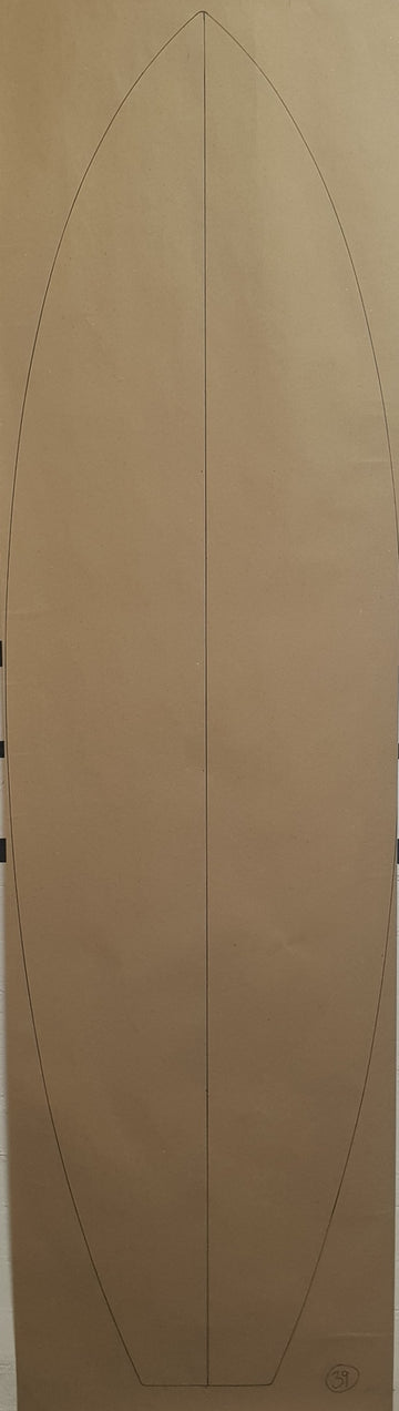 Shortboard 6'9xN157/8x231/2xT157/8 #39