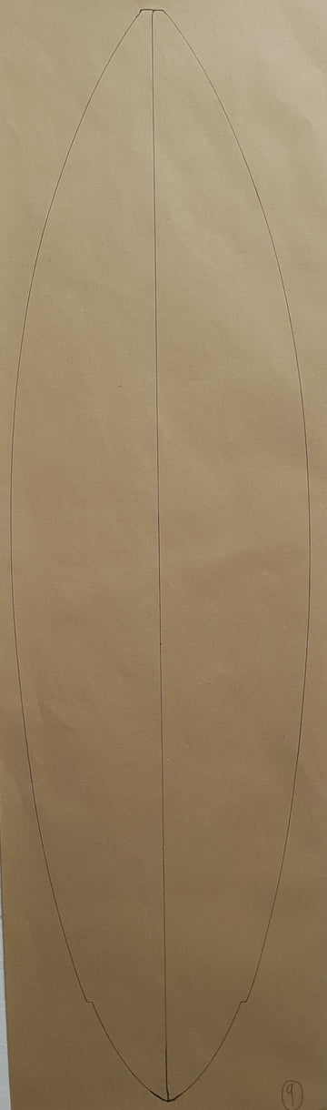 Single Fin 6'4xN135/8x205/8xT14 #9