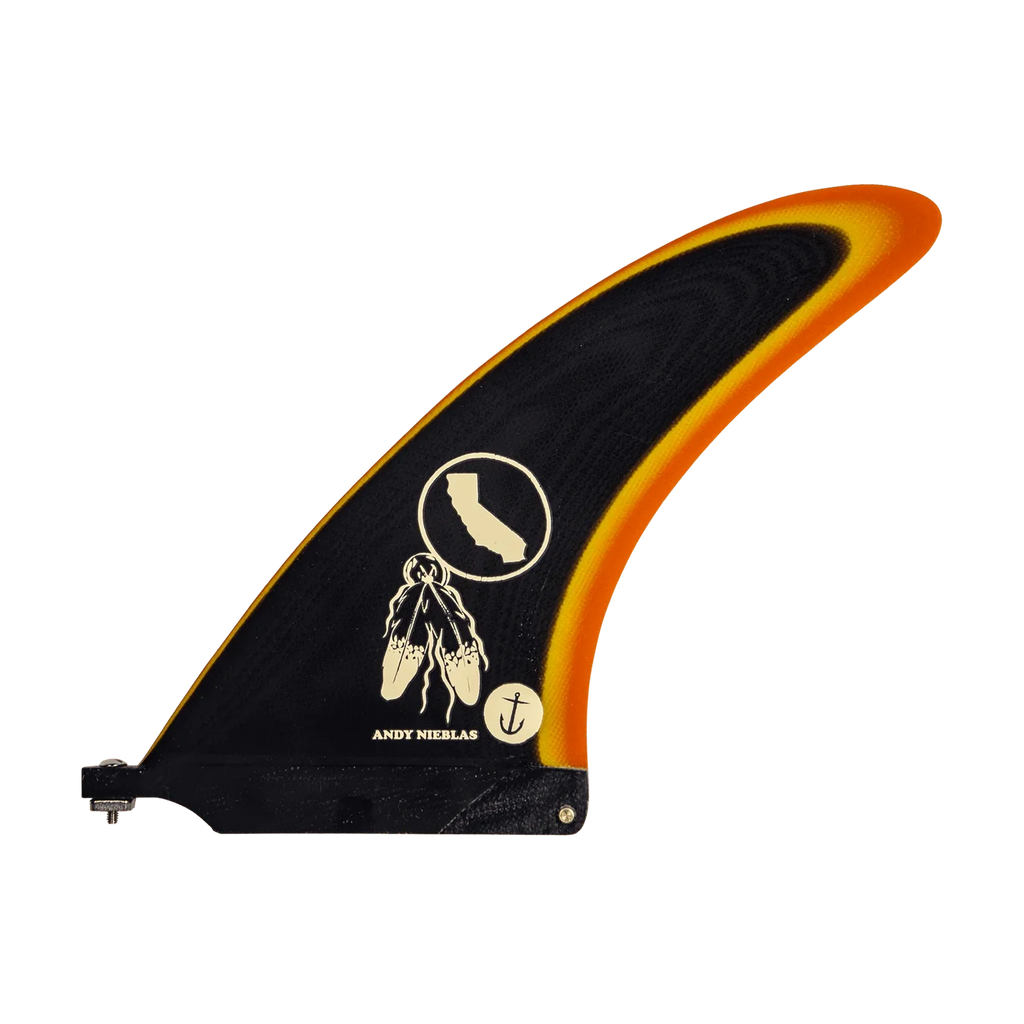 Captain Fin Co. Andy Nieblas 7.5" - Black Surfboard Fins Captain Fin Co. 