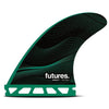 Futures F6 Legacy Series HC Medium Green Surfboard Fins Futures 
