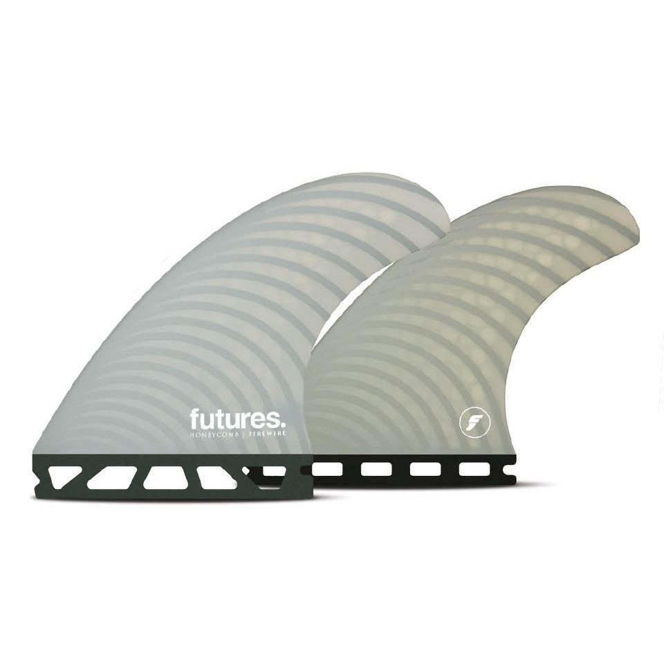 Futures FW-DM Medium Honeycomb 5-Fin Set Light Grey Surfboard Fins Futures 