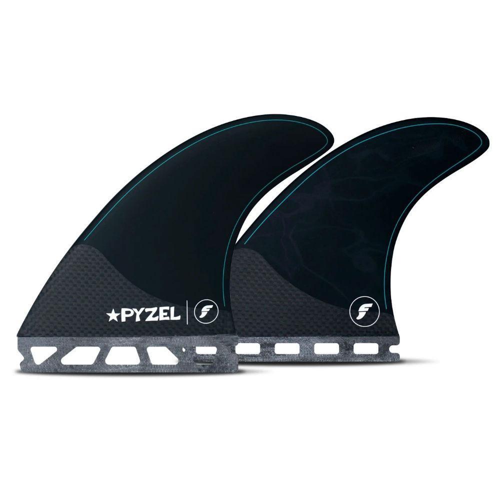 Futures Pyzel Medium 5-Fin Set Black Surfboard Fins Futures 