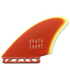 South Coast Trad Keel Surfboard Fins South Coast Red/Orange/White 